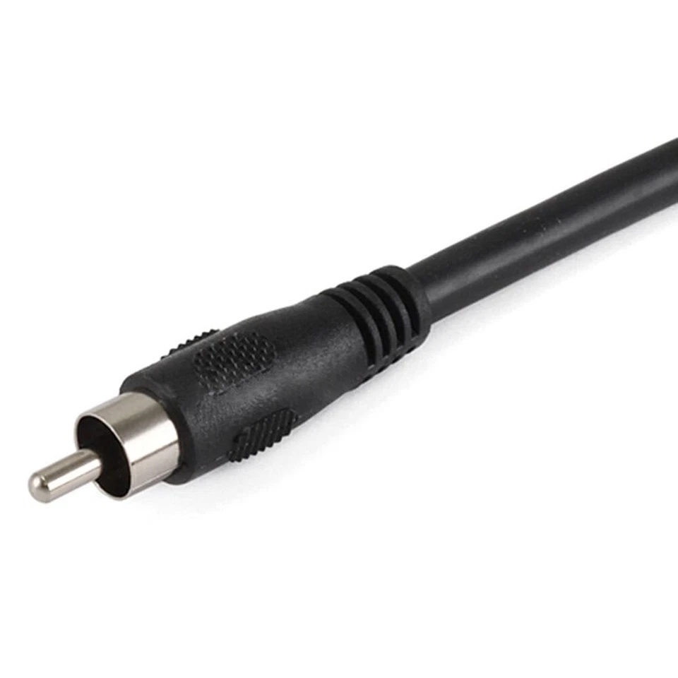 3ft BNC Male to RCA Male RG59U 75ohm Coax Coaxial Audio Video Cable CCTV Camera - Image 3 of 3