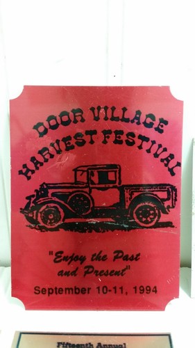 Show EXHIBITOR PLAQUE Lot Steam Gas Harvest Fest Car Tractor Power Indiana - Picture 3 of 12