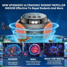 Electronic Repeller Plug In Pest Control Device for Ants Roaches Indoor