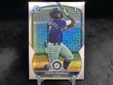 EDRYN RODRIGUEZ 2023 BOWMAN CHROME #BCP-185 PROSPECT MOJO 1ST / SEATTLE MARINERS