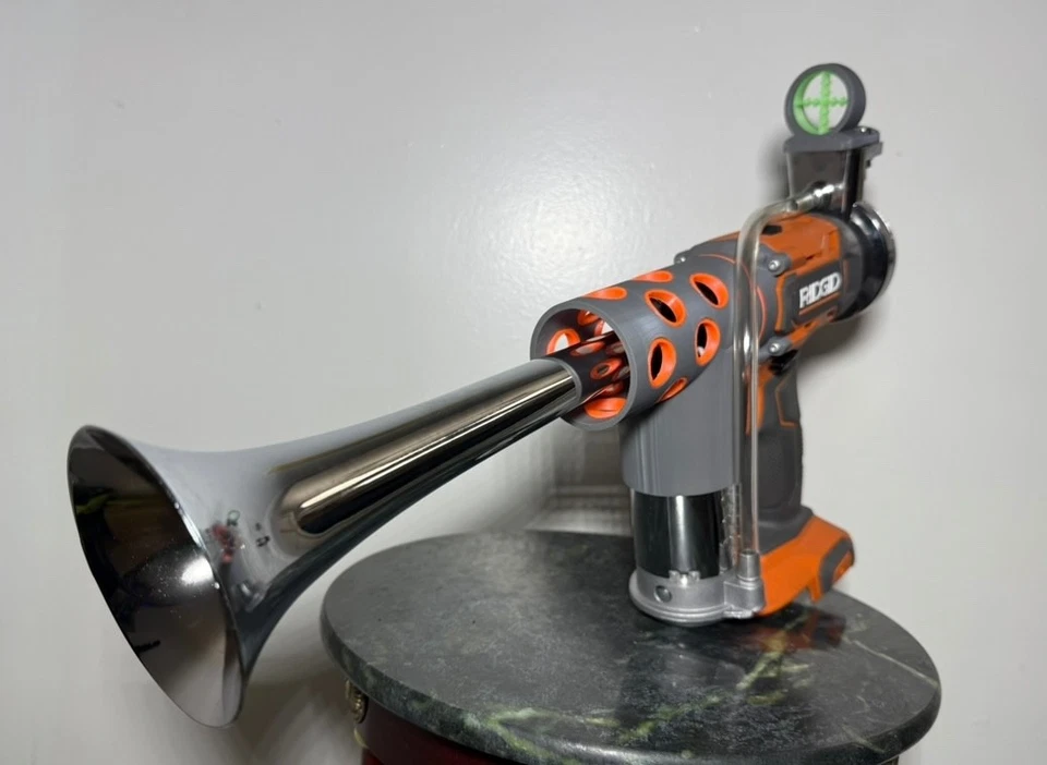 RIDGID Air Horn Train Horn Gun. Chrome THE LOUDEST - Image 3 of 4