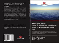 Omar H. Obaid Al-Luazy (U. A.) | Recyclage Sur Les CaractéRistiques Des...