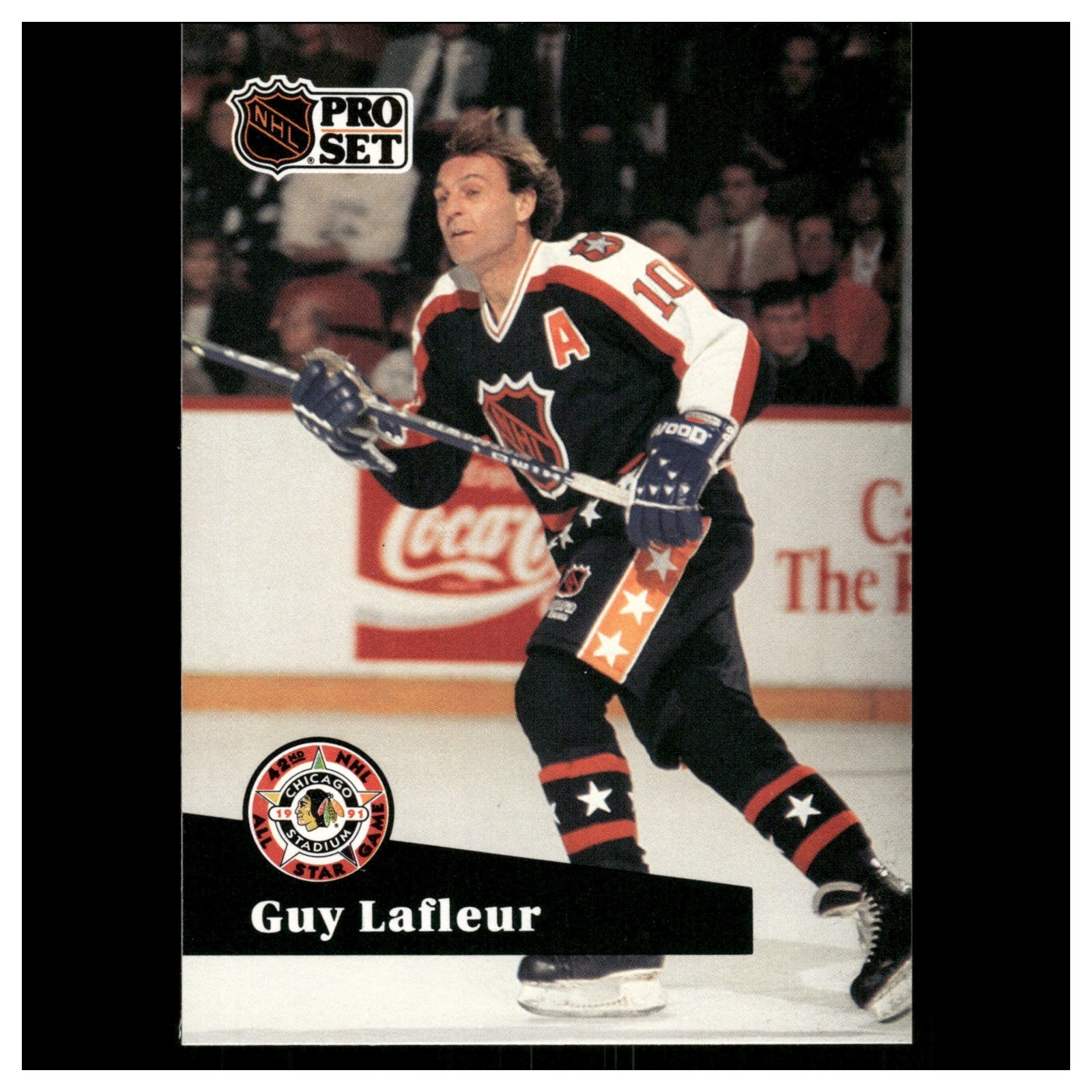 Guy Lafleur #317 1991-92 Pro Set French Quebec Nordiques Hockey Card NHL