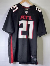 🏈 NFL Atlanta Falcons #21 Black Jersey - Red & White Accents Men's 🏈