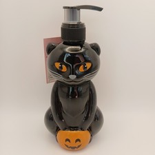    Halloween Black Cat Had Soap Dispenser Vanilla Pumpkin 10.1 oz Arete Athene