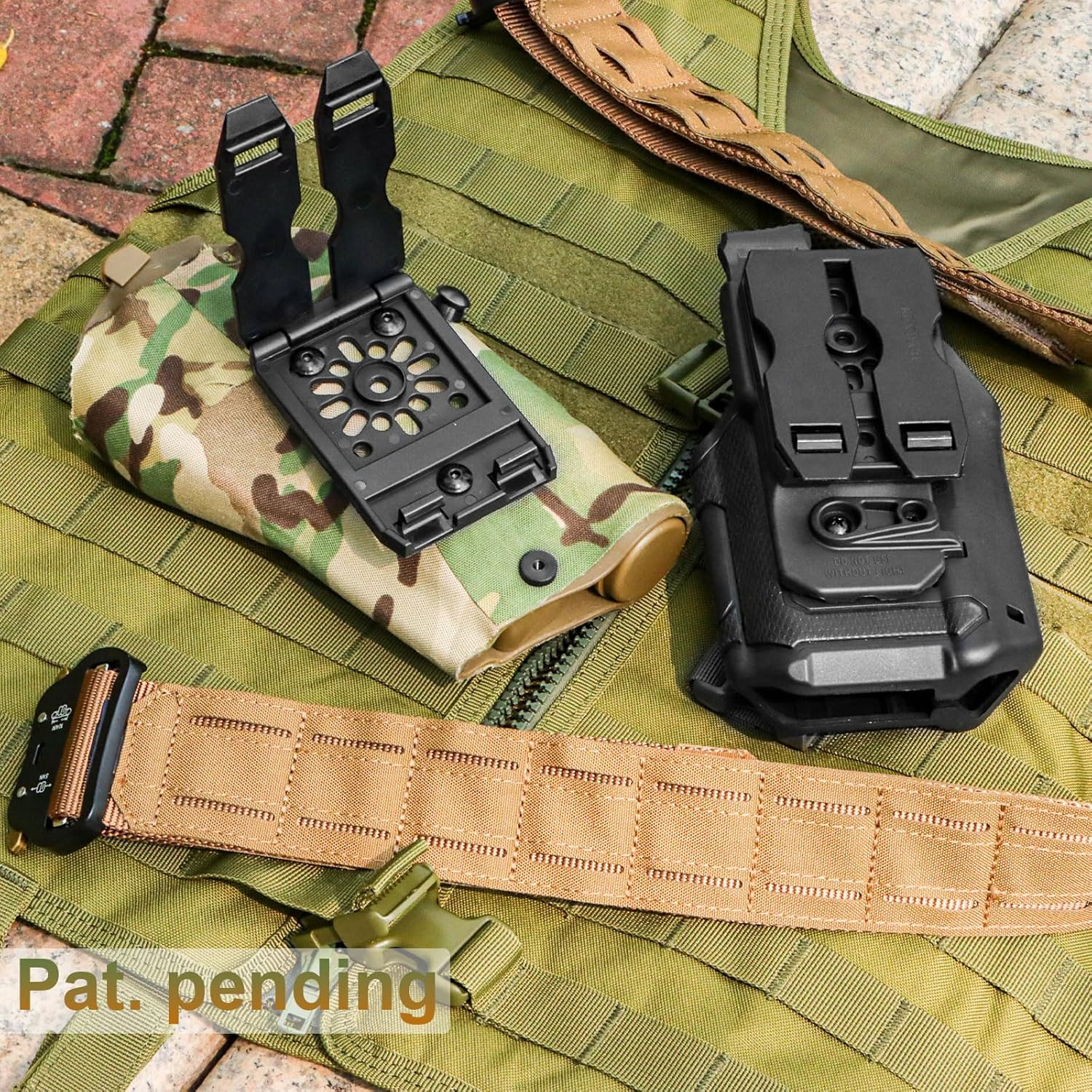 Molle Attachments for Vests, Taser, Holsters, Mag Pouches, Backpacks, 3-Inch Mol