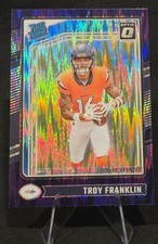 2024 Panini Donruss Optic - Rated Rookie Troy Franklin #294 Purple Shock...