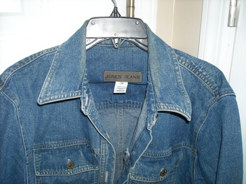 Jones Jeans, Jeansjacke Denim, 1X, sehr guter Zustand, Made in USA - Bild 5 von 12