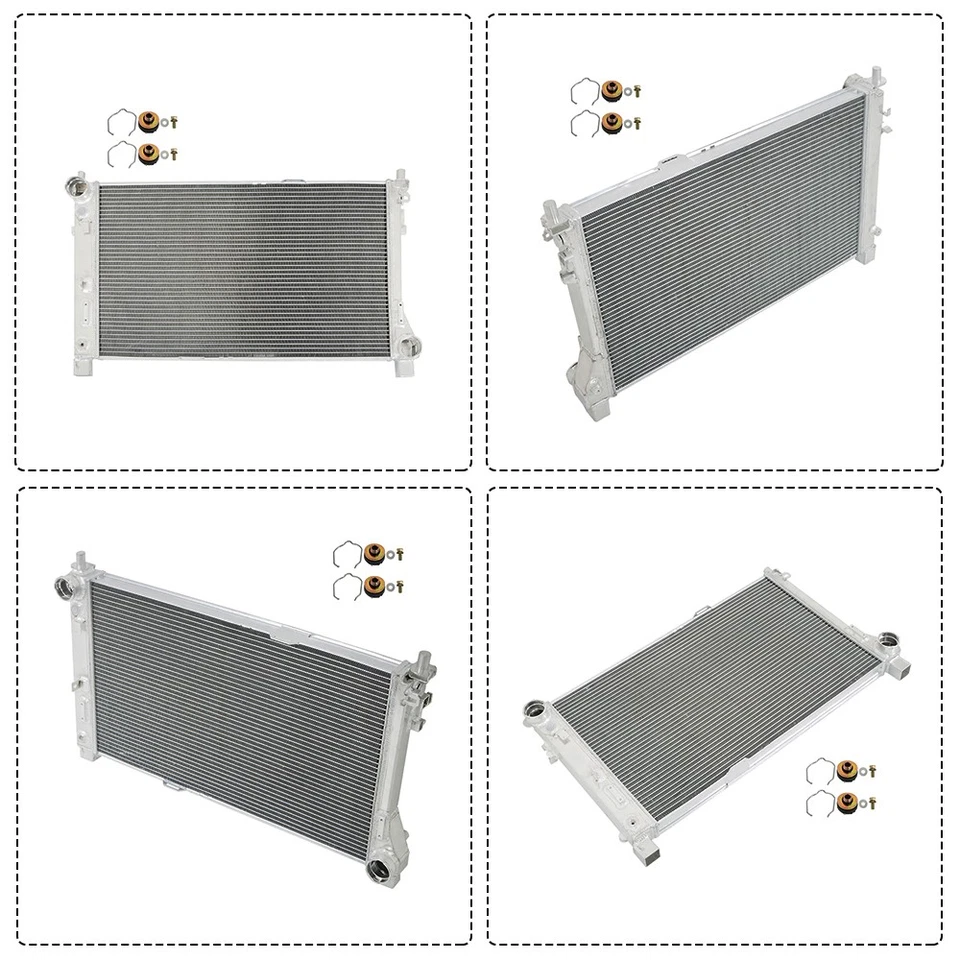 Radiador de aluminio 3 filas para Mercedes Benz C230 C240 C280 C32 C320 C350 MB3010154 Foto 3 de 4