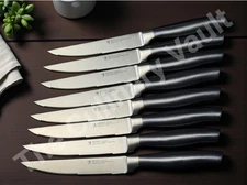 8 Piece SET HENCKELS Graphite 4.5" Partial Serrated Steak Knife 176290-120 BN