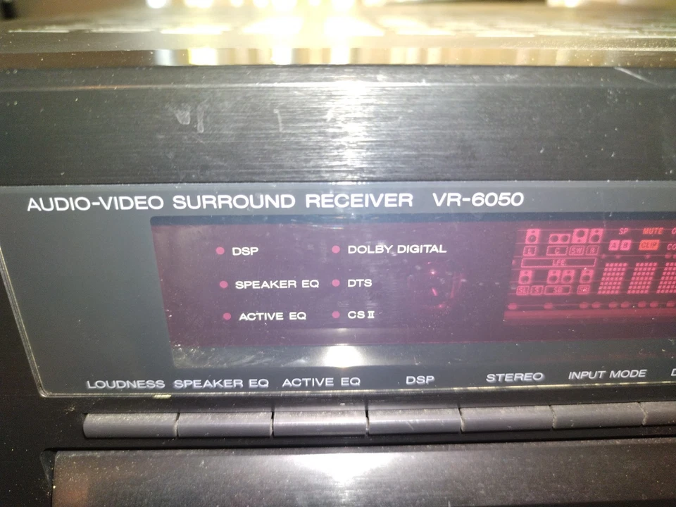 Kenwood VR-6050 Surround 5.1 Home Theater Audio-Video Receiver Tested No Remote  - Image 4 of 4