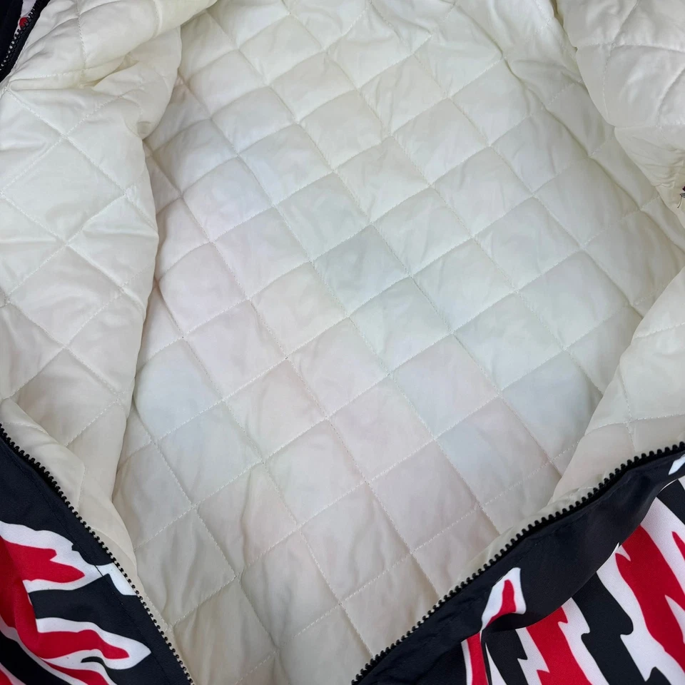 Chaqueta de bombardero vintage DARE forro acolchado cremallera completa Foto 4 de 4