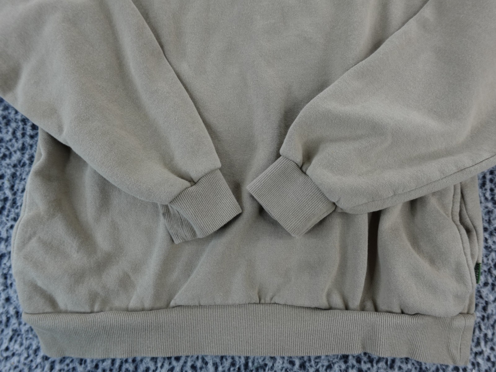 Parks Project Brown 1/4 Zip Pullover Medium Feel The Earth Breathe Sweatshirt