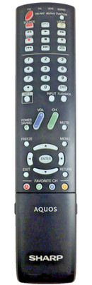GA806WJSA NEW SHARP OEM LCD TV REMOTE CONTROL PN: RRMCGA806WJSA