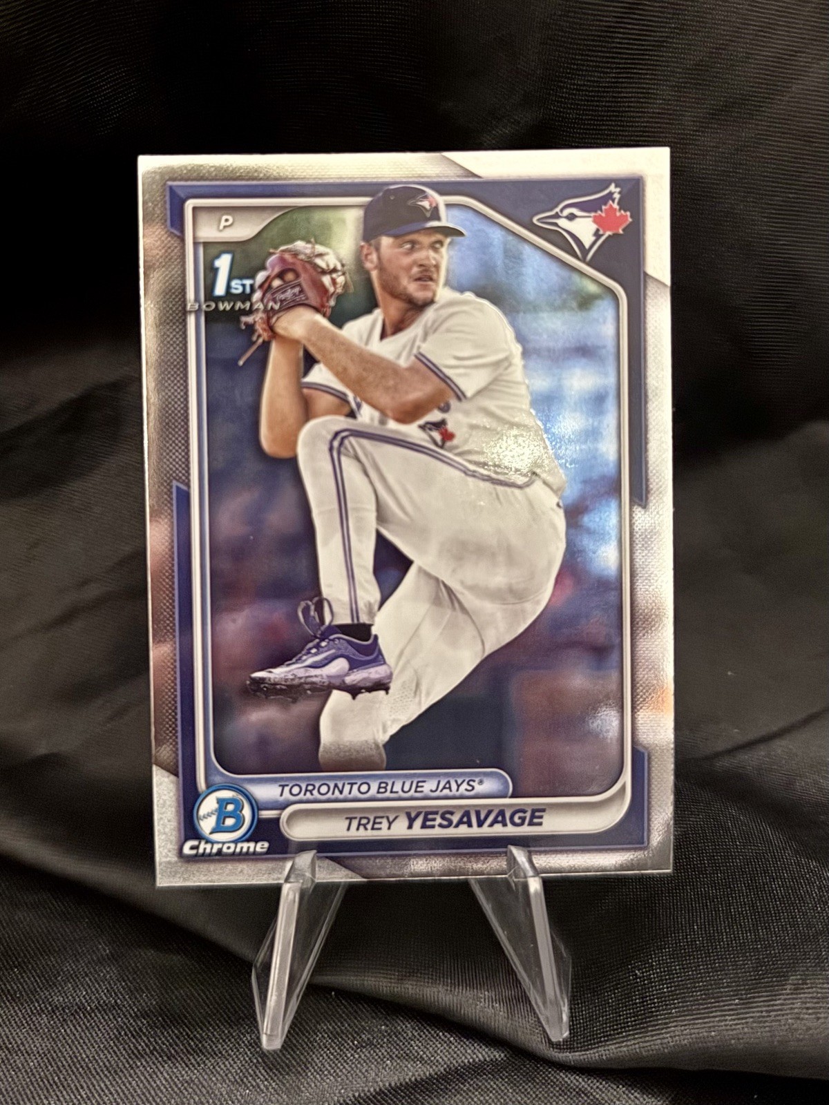 2024 Bowman Draft Trey Yesavage 🔥 CHROME 1st Bowman ROOKIE Card #BDC-92