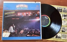 NAT KING COLE AT THE SANDS Capitol Vinly LP Record MAS 2434 Gatefold Cover