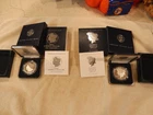 2024 $1 S PROOF SILVER PEACE & MORGAN DOLLAR WITH BOX/COA 2 COIN SET 24XL 24XF