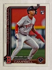2025 Topps Update Kristian Campbell #US129 RC Rookie Debut Red Sox