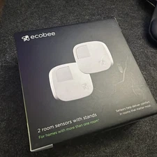 ecobee EB-RSE3PK2-01 Room Sensor with Stand, White - 2 Pack