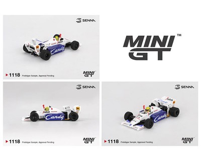 MiniGT 1:64 Toleman TG184 19 Ayrton Senna 1984 Monaco Grand Prix 2nd Place #1118