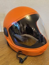 Cookie G3 Helmet Orange For Skydiving Wind Tunnel w/ Case Size XXL Used Twice