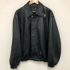 Used Ssstein Leather Zip Short Jacket Size M Black Length 68cm