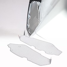 Side Intake Mesh Grille Guard Set Compatible with Side air intake mesh-silver