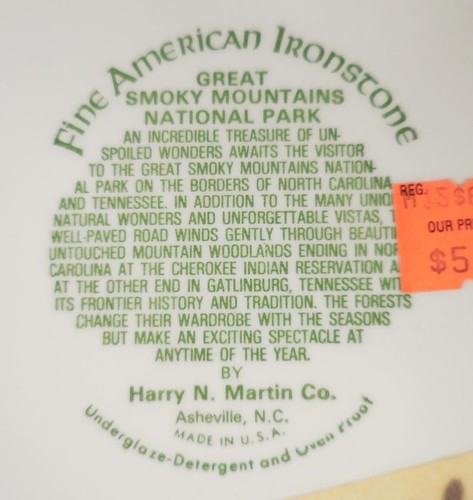 Placa de piedra de hierro azul de 10" recuerdo del Parque Nacional Great Smoky Mountains - Imagen 9 de 9