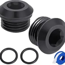 4AN 4 ORB O-Ring Seal Boss Socket Port Plug Block Off Fitting Adapter Aluminum B