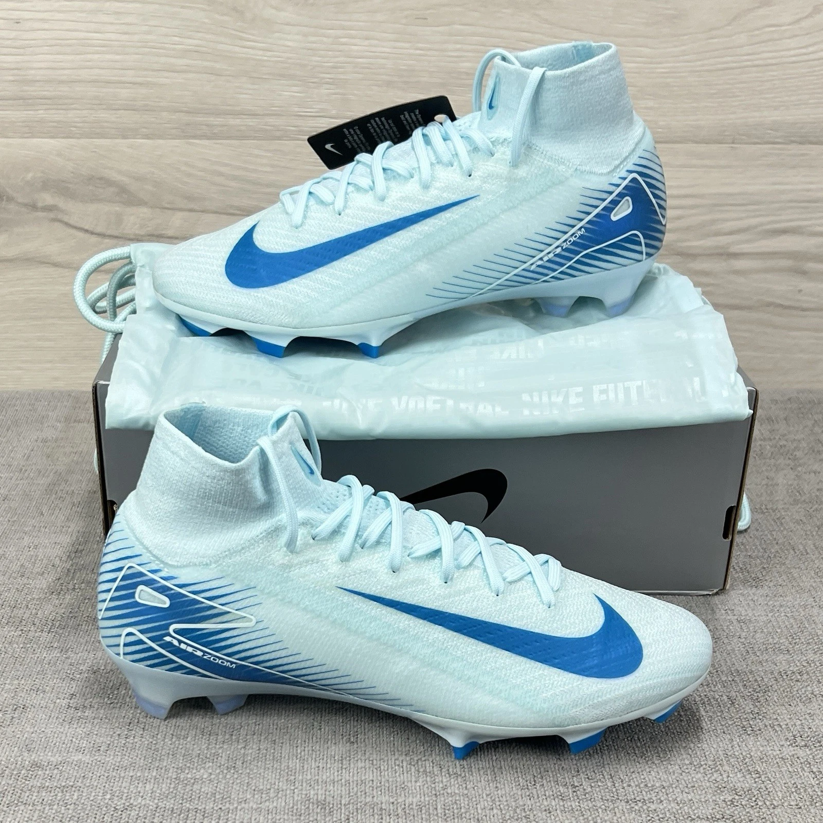 Mens 11 - Nike Zoom Mercurial Superfly 10 Elite Soccer Cleats FG Blue FQ1454 400