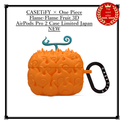 CASETiFY × One Piece Flame-Flame Fruit 3D AirPods Pro 2 Case