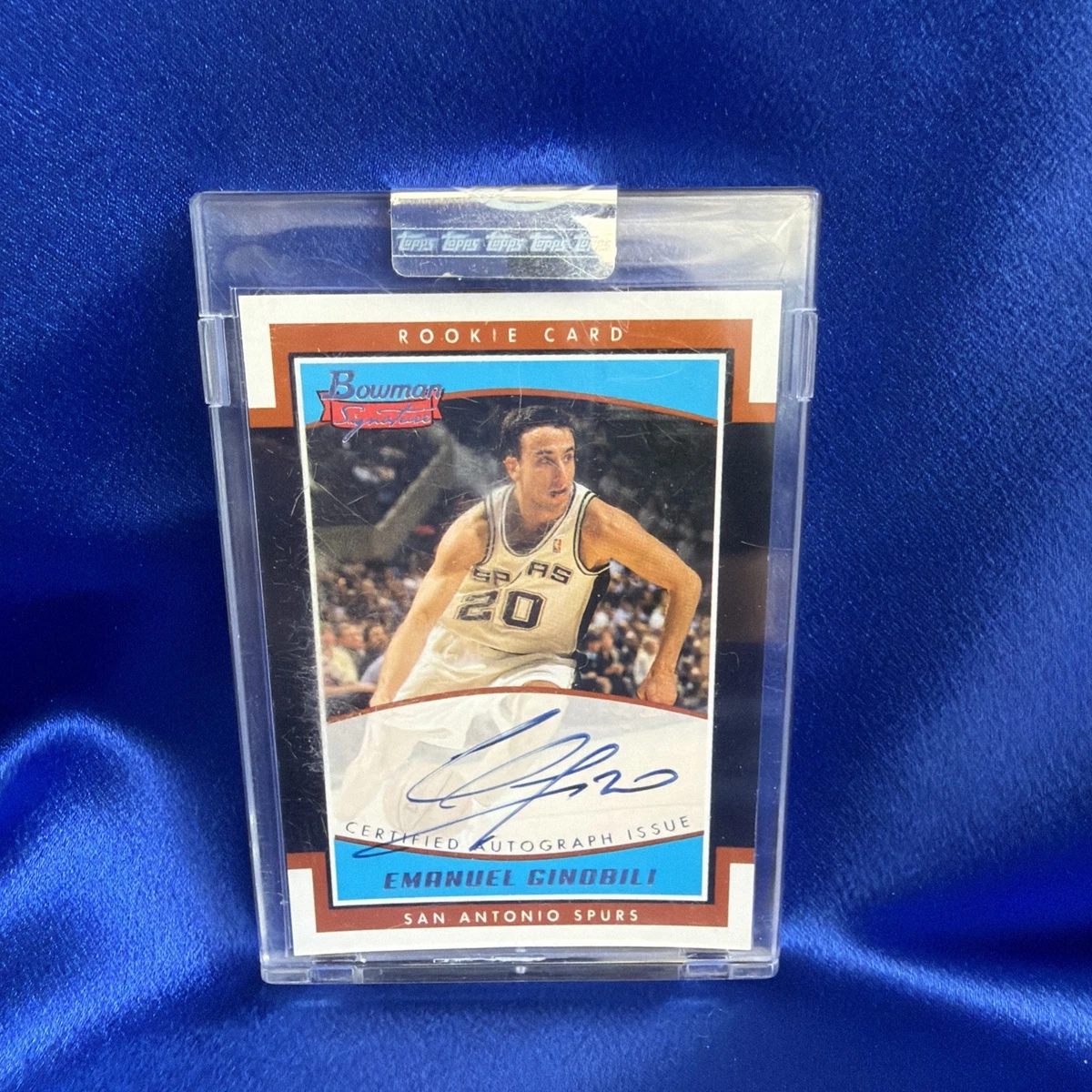 Manu Ginobili Basketball Autographed Sports Trading Cards