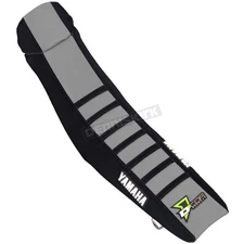 D'COR Visuals Black/Gray Seat Cover w/Black Ribs - 30-50-479