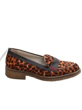 Boden Women's Flat Shoes UK 5 Brown Animal Print 100% Other Loafer