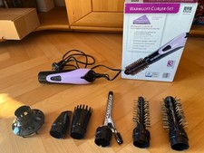 Warmluft-Curler-Set 1000W von SHG mit 6 Aufsätzen Lockenföhn Lockenstab