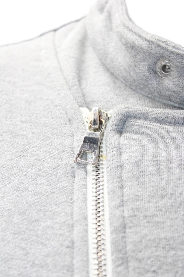 Chaqueta de motociclista Aqua para mujer gris cierre a presión cuello alto talla XS Foto 4 de 4