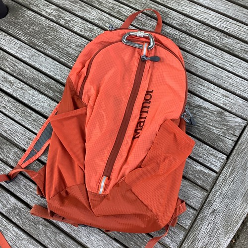 Marmot Meteor Orange Waterproof Backpack Hiking - Picture 9 of 11