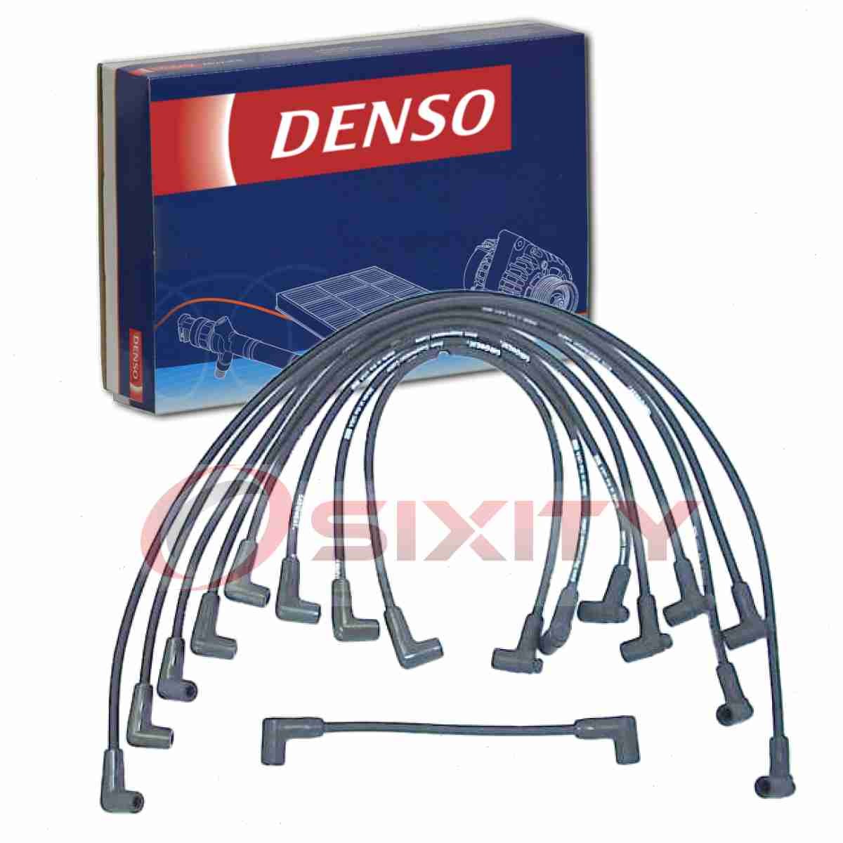 Denso Spark Plug Wire Set for 1979 Pontiac Sunbird 5.0L V8 Ignition Plugs al