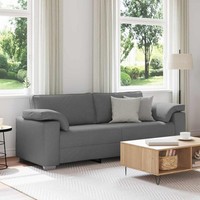 3-Sitzer Sofa Dunkelgrau 178 Cm Aus Stoff