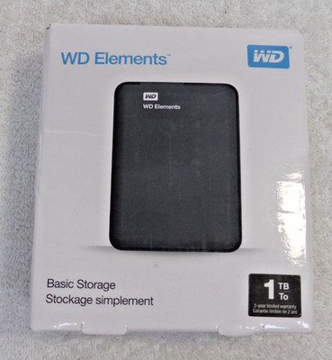 Western Digital WD 2.5'' Elements Portable 1TB USB 3.0 HDD