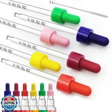 6Pcs for Bubly Drops Flavors Sodastream Glass Dropper Pipettes Compatible wit