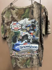 Amsoil GNCC Racing 2015 Walker Fowler Snowshoe Camo Shirt Size Medium