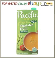 Pacific Foods Organic Vegetable Broth, Plant Based, 32 oz Carton