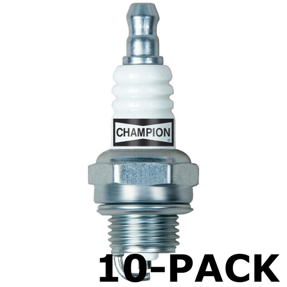 Champion Spark Plug 863 10pk Copper Plus 14mm 9.5mm Small Engine Resistor