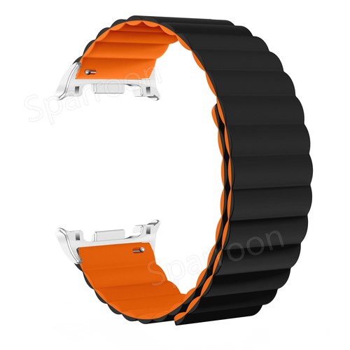 For Samsung Galaxy Watch 8 Classic 46mm/8 40/44mm Silicone Magnetic Strap Band - Picture 5 of 47