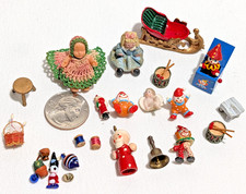 20+ Vintage Miniatures Baby Doll Crochet Outf...