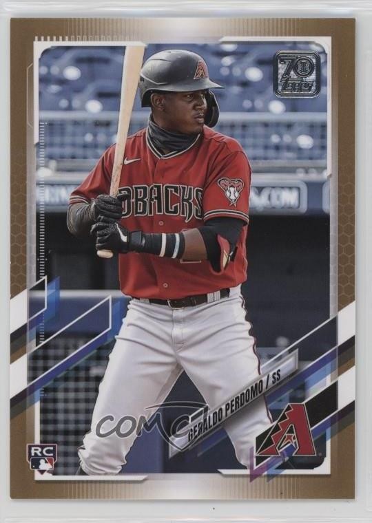 2021 Topps Update Gold 863/2021 Geraldo Perdomo #US268 06bg