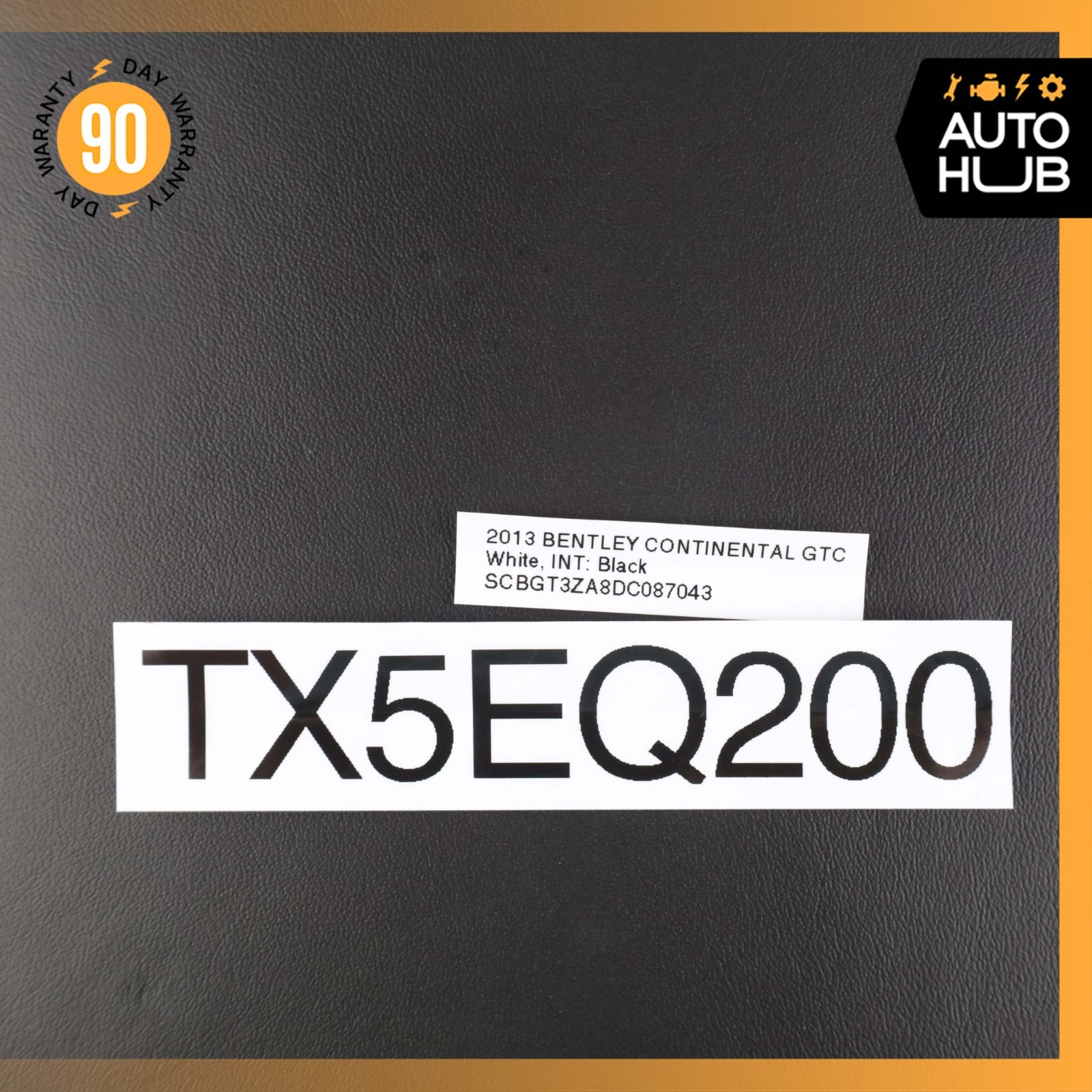 07-18 Bentley Continental GTC Left Knee Panel Under Dashboard Dash Black OEM 55k