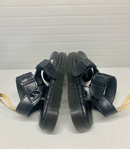 Dr Martens Gryphon Black Vegan Leather Sandals Size US 8M - Afbeelding 9 van 12