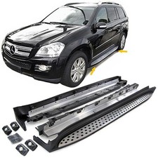 Alu Trittbretter Flankenschutz OE Style mit ABE für Mercedes GL X164 2006-2012 Alu Trittbretter Flankenschutz OE Style mit ABE für Mercedes GL X164 2006-2012